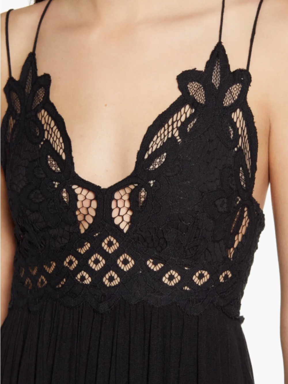 Free People Adela maxi slip dress XS
